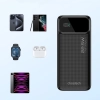 Powerbank 10000 mAh 22.5W PD USB-A USB-C - czarny