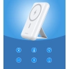 Powerbank 10000 mAh 20W MagSafe USB-A USB-C funkcja podstawki - biały