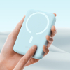 Powerbank indukcyjny Magnetic Mini 10000 mAh 30W + kabel USB-C - niebieski