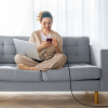 Kabel przewód USB-C - USB-C PD 60W w oplocie XCC-1014 - szary