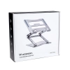 ZESTAW Podstawka pod laptopa aluminiowa + podstawka do smartfona - srebrna