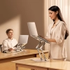 ZESTAW Podstawka pod laptopa aluminiowa + podstawka do smartfona - srebrna