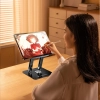 ZESTAW Podstawka pod laptopa aluminiowa 360 + podstawka do smartfona - czarna