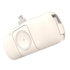 Mini powerbank 5000mAh 15W iPhone Lightning i ładowarką do Apple Watch - beżowy