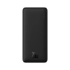 Powerbank Airpow 20W 10000mAh z kablem USB-A - USB-C 30cm - czarny