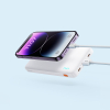 Powerbank Airpow 20W 10000mAh z kablem USB-A - USB-C 30cm - biały