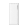 Powerbank Airpow 20W 10000mAh z kablem USB-A - USB-C 30cm - biały