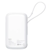 Power bank 10000mAh Qpow Pro+ 22.5W USB-C - biały