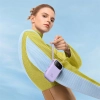 Power bank 10000mAh QPow 2 30W z wbudowanymi kablami USB-C - fioletowy