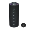 Głośnik przenośny Bluetooth Mirtune C2 24W + kable USB-C AUX - czarny