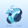 Słuchawki bezprzewodowe KH02 Bluetooth dla dzieci bezpieczne z kontrolą głośności - niebieskie