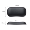 Ergonomiczna podkładka pod nadgarstek 130 x 65 mm - czarna