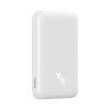 Powerbank 6000mAh Magnetic Mini Air 20W z kablem USB-C - biały