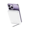 Powerbank 10000mAh indukcyjny magnetyczny z opcją podstawki PD 20W + kabel - biały