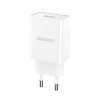 Ładowarka sieciowa USB-A 2.1A + kabel USB-A - microUSB - biała