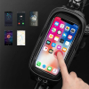 Sakwa rowerowa na ramę pancerna z kieszonką na telefon nawigację 1.7l - czarna