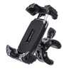 Uchwyt na telefon 4.5-6.7'' mocowany na kierownicę roweru motoru - czarny