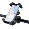 Uchwyt na telefon 4.5-6.7'' mocowany na kierownicę roweru motoru - czarny