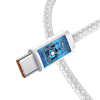 Kabel przewód Dynamic Series USB-C - USB-C 100W 1m - biały