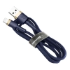Kabel przewód Cafule USB-A - iPhone Lightning 2.4A QC 3.0 1m - niebiesko-złoty