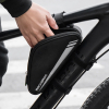 Torba rowerowa na narzędzia pompkę mocowana na ramę 0.7l - czarna