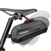 Torba rowerowa mocowana pod siodełko na zaczep szybkozłączke 1.8l - czarna