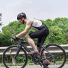 Spodenki rowerowe kolarskie krótkie na szelkach z wkładką L - czarne