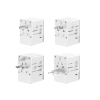 Uniwersalna ładowarka adapter podróżny 35W EU / UK / AUS / US / JP 3x USB-C 2x USB-A - biały