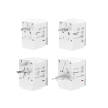 Uniwersalna ładowarka adapter podróżny 35W EU / UK / AUS / US / JP 3x USB-C 2x USB-A - biały