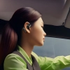 Słuchawka biznesowa OWS U4A z mikrofonem do rozmów Bluetooth 5.3 IPX5 - czarna