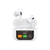 Słuchawki U19 douszne TWS bezprzewodowe Bluetooth 5.3 z wyświetlaczem LED - białe