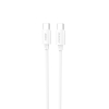 Kabel przewód L4C USB-C - USB-C 30W 480Mb/s 2m - biały