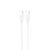 Kabel przewód L4C USB-C - USB-C 30W 480Mb/s 2m - biały