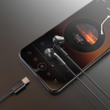 Słuchawki X3C douszne przewodowe z mikrofonem i pilotem USB-C 1.2m - czarne