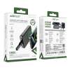 Powerbank magnetyczny 10000mAh indukcyjny 2x USB-C PD 30W + kabel USB-C - czarny