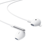 Słuchawki przewodowe z mikrofonem i pilotem USB-C 1.2m - białe