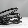 Kabel przewód w oplocie Halo USB-A - USB-C 2A 3m - czarny
