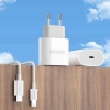 Mała ładowarka sieciowa A14EU PD 20W USB-C - biała