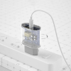 Mała ładowarka sieciowa A14EUC PD 20W USB-C + kabel USB-C - biała