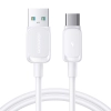 Kabel przewód Multi-Color Series A14 USB-A - USB-C 3A 1.2 m - biały