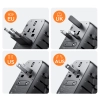 Ładowarka adapter podróżny uniwersalny 17W EU / US / UK / JP / AU / CN - czarny
