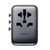 Ładowarka adapter podróżny uniwersalny 65W EU / US / JP / AU / UK / CN - czarny