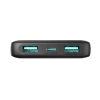 Powerbank 10000mAh USB-C USB-A 22.5W SCP QC PD - czarny
