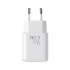 Ładowarka sieciowa USB-C PD QC 20W + kabel do iPhone Lightning 1m - biała