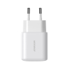 Ładowarka sieciowa USB-C PD QC 20W + kabel do iPhone Lightning 1m - biała
