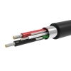 Adapter przejściówka mini USB-B (męski) - USB-A (żeński) OTG 10cm - szary