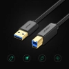 Kabel przewód do drukarki USB-A 3.0 - USB-B 5Gbps 1m - czarny