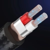 Kabel przewód audio TRS mini jack 3.5mm - jack 6.35mm 5m - szary