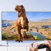 Kabel przedłużacz przewód HDMI (męski) / HDMI (żeński) 8K 15cm - szary