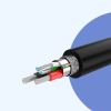 Kabel przewód micro USB - USB-A 25cm - czarny